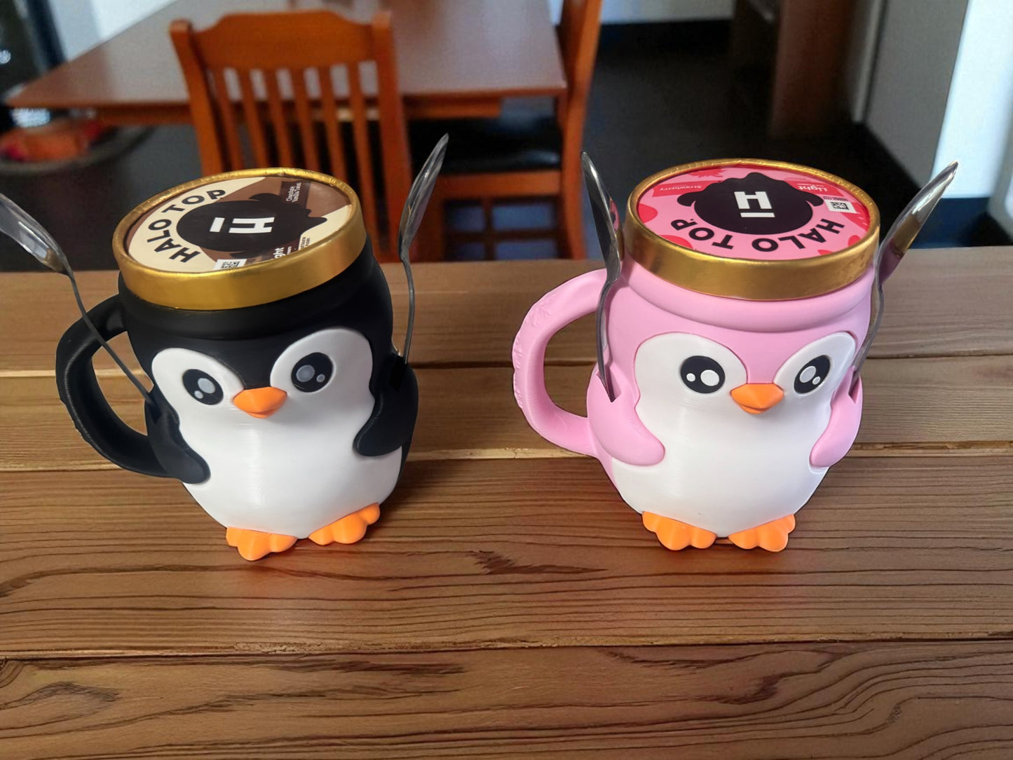 Pebbles, The Penguin Ice Cream Holder