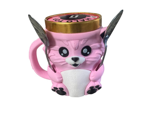 Cuddles, the Cat Ice Pint Holder