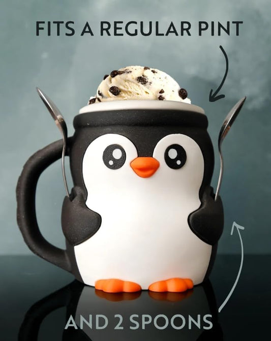 Pebbles, The Penguin Ice Cream Holder
